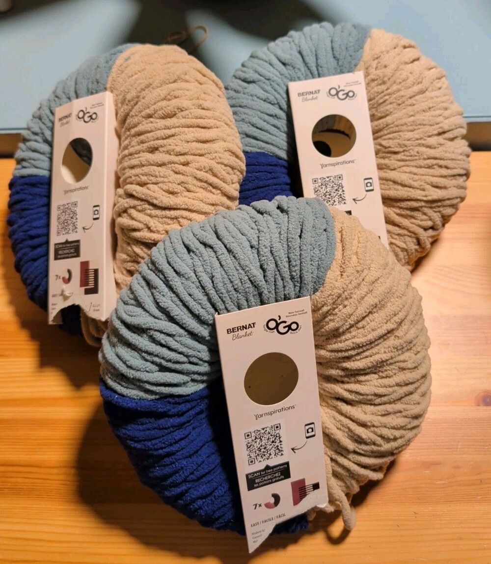 Bernat Blanket OGO Alpine Yarn Yarnspiration O'GO